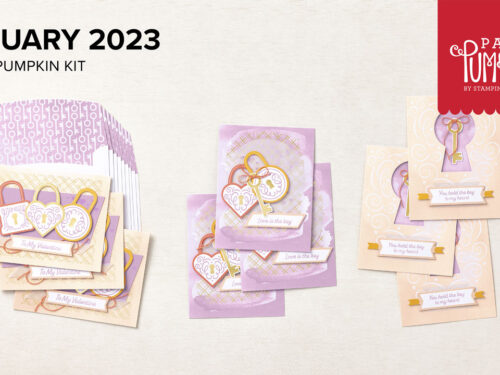 2023/01 - Key To My Heart - January 2023 Paper Pumpkin (Opened/Used)