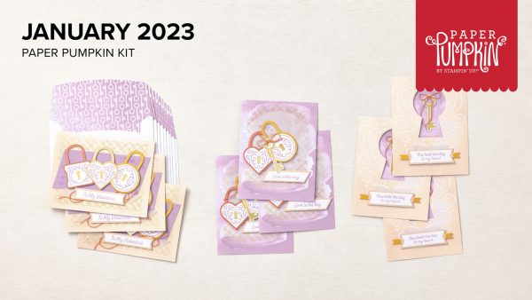 2023/01 - Key To My Heart - January 2023 Paper Pumpkin  (Opened/Used)