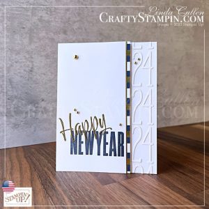 Stamp It Group December 2023 New Years Blog Hop | Join Stampin’ Up! | Frequently Asked Questions about becoming a Stampin’ Up! Demonstrator | Join the Craft Stampin’ Crew | Stampin Up Demonstrator Linda Cullen | Crafty Stampin’ | Purchase Stampin’ Up! Product | FAQ about Paper Pumpkin | FAQ about Kits Collection | Online Exclusive Products | Love This Moment Photopolymer Stamp Set (English) [162919] More Wishes Photopolymer Stamp Set (English) [162324] | Fluid 100 Watercolor Paper [149612] | Gold Foil Sheets [132622] | Alphabet À La Mode Dies [160750] | Metallics Embossing Powders [155555] | Embossing Additions Tool Kit [159971] | Blooming Pearls [162238] |
