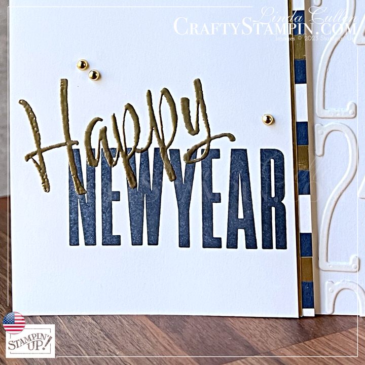 Stamp It Group December 2023 New Years Blog Hop | Join Stampin’ Up! | Frequently Asked Questions about becoming a Stampin’ Up! Demonstrator | Join the Craft Stampin’ Crew | Stampin Up Demonstrator Linda Cullen | Crafty Stampin’ | Purchase Stampin’ Up! Product | FAQ about Paper Pumpkin | FAQ about Kits Collection | Online Exclusive Products | Love This Moment Photopolymer Stamp Set (English) [162919] More Wishes Photopolymer Stamp Set (English) [162324] | Fluid 100 Watercolor Paper [149612] | Gold Foil Sheets [132622] | Alphabet À La Mode Dies [160750] | Metallics Embossing Powders [155555] | Embossing Additions Tool Kit [159971] | Blooming Pearls [162238] |