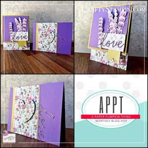 APPT - January 2024 Paper Pumpkin Blog Hop | Join Stampin’ Up! | Frequently Asked Questions about becoming a Stampin’ Up! Demonstrator | Join the Craft Stampin’ Crew | Stampin Up Demonstrator Linda Cullen | Crafty Stampin’ | Purchase Stampin’ Up! Product | FAQ about Paper Pumpkin | FAQ about Kits Collection | Online Exclusive Products | 2023–2025 In Color Luster Specialty Paper [161746] | Three Color Glimmer Specialty Paper [162813] | Vellum Cardstock [101856] | Deckled Rectangles Dies [159173] | Zany Zoo Dies [161314] | Hooray For Surprises Dies [162857] | The Love Of Spring Dies [164396] | Basics 3D Embossing Folders [161598] | Purple Fine Shimmer Gems [162611] | Adhesive Sheets [152334] |