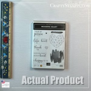 Modern Heart Stamp Set - Retired