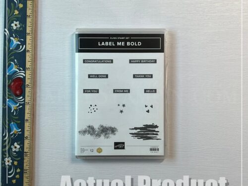 Label Me Bold Stamp Set - Retired