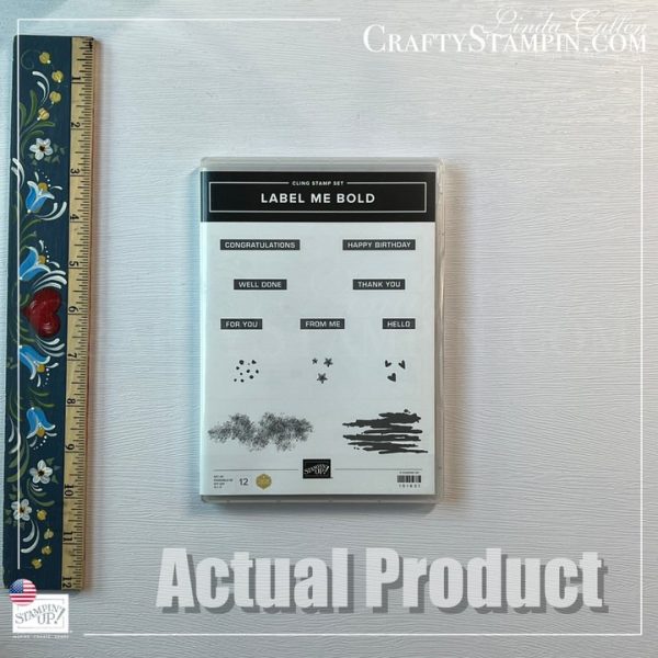 Label Me Bold Stamp Set - Retired