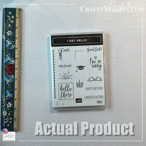 I Say Hello Stamp Set - Retired