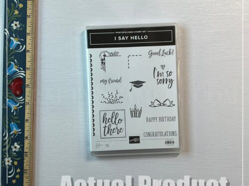 I Say Hello Stamp Set - Retired
