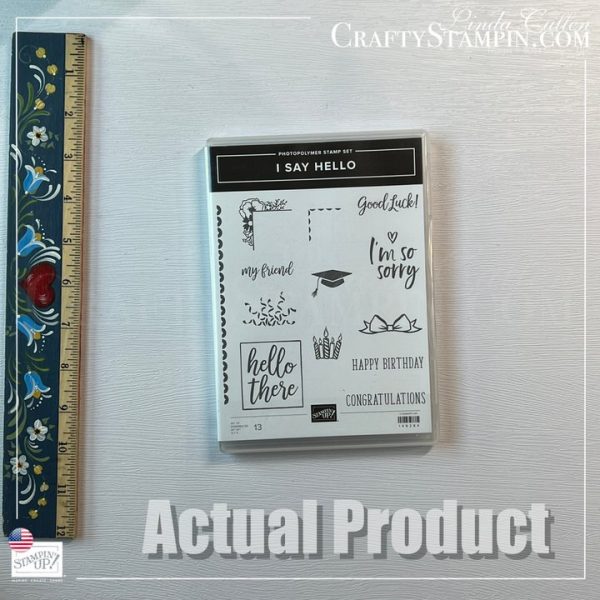 I Say Hello Stamp Set - Retired
