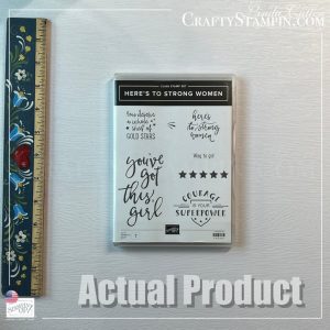 Here's To Strong Women Stamp Set - Retired