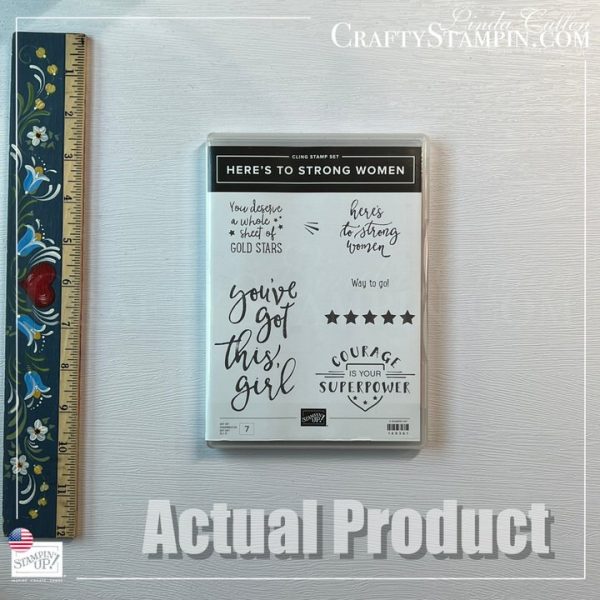 Here's To Strong Women Stamp Set - Retired