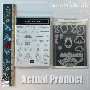 Wiggle Worm Stamp Set and Wiggle Bugs Dies Stampin' Up! Bundle - Retired