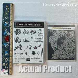 Abstract Impressions Stamp Set and Springtime Impressions Dies Stampin' Up! Bundle - Retired