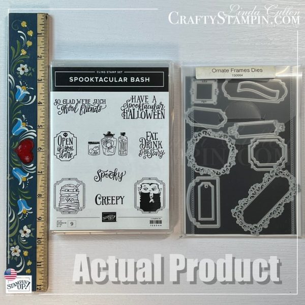 Spooktacular Bash Stamp Set and Ornate Frames Dies Stampin' Up! Bundle - Retired