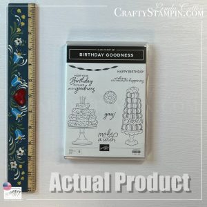 Birthday Goodness Stamp Set - Retired