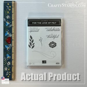 For the Love of Felt Stamp Set - Retired