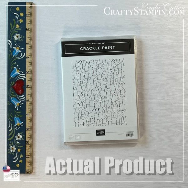 Crackle Paint Stamp Set - Retired