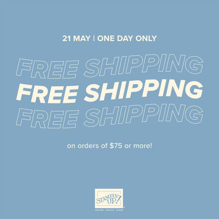 Free Shipping for all orders over $75 – May 21 ONLY