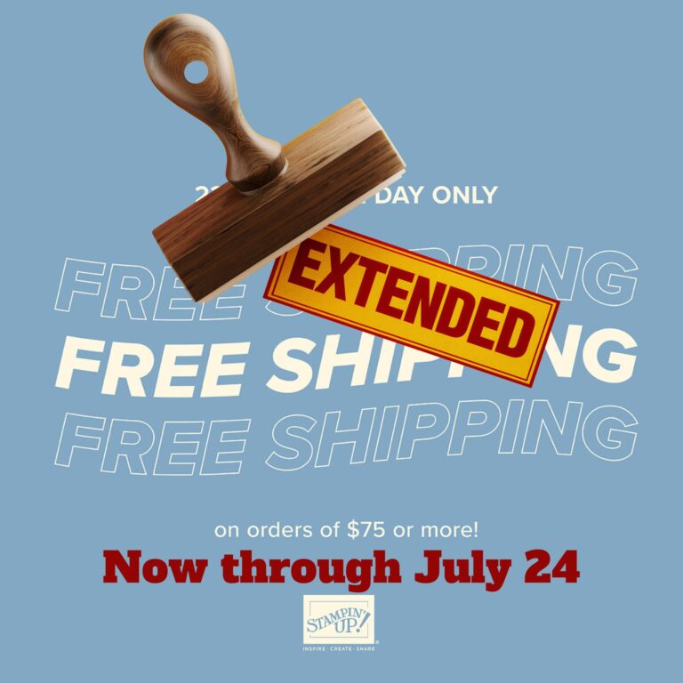 EXTENDED ** Free Shipping for all orders over $75 – thru July 24
