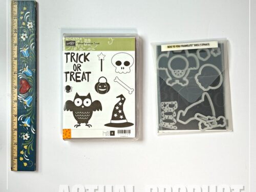 Howl-o-ween Treat Stamp Set and Boo to You Dies Stampin' Up! Bundle - Retired