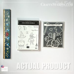 Cauldron Bubble Stamp Set and Cauldron Dies Stampin' Up! Bundle - Retired