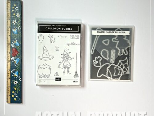 Cauldron Bubble Stamp Set and Cauldron Dies Stampin' Up! Bundle - Retired