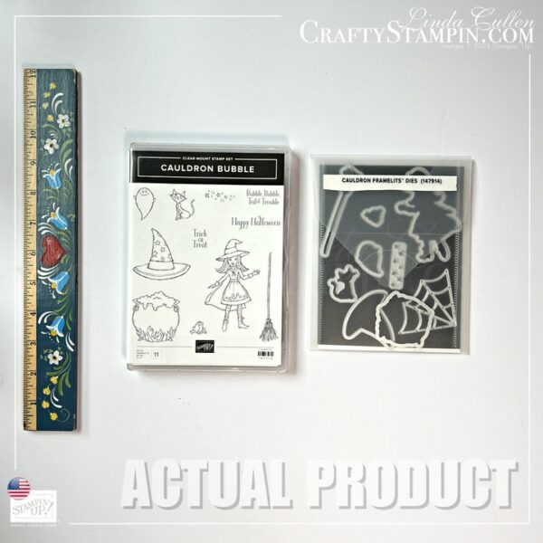 Cauldron Bubble Stamp Set and Cauldron Dies Stampin' Up! Bundle - Retired