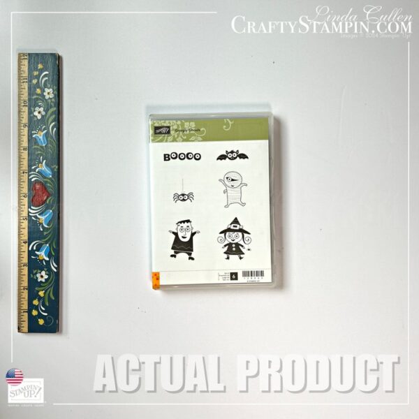 Googly Ghouls Stamp Set - Retired