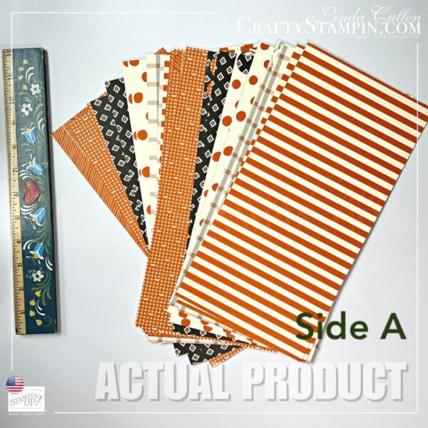 Happy Haunting DSP Stampin Up Floral Paper 6 x 12 - Retired
