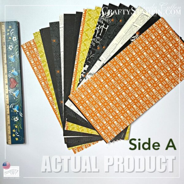 Witches Brew Designer Series Paper Stampin Up Paper 6 x 12 - Retired