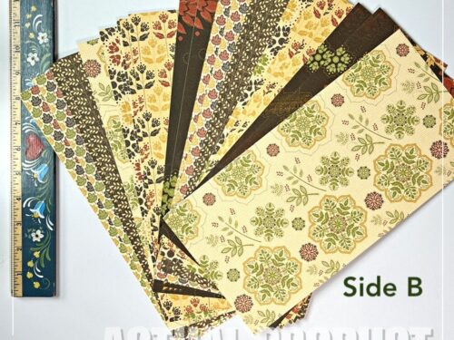 Autumn Spice Specialty Designer Series Paper Stampin Up Paper 6 x 12 - Retired