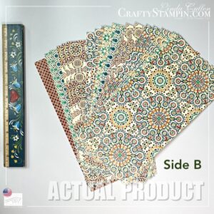 Moroccan Designer Series Paper Stampin Up Paper 6 x 12 - Retired