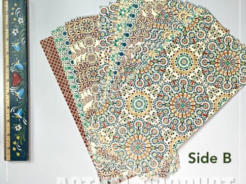 Moroccan Designer Series Paper Stampin Up Paper 6 x 12 - Retired