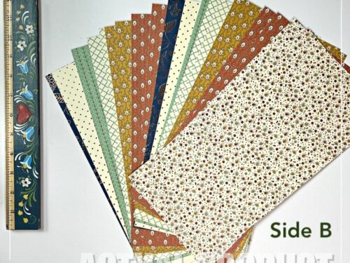 Petals & Paisleys Specialty Designer Series Paper Stampin Up Paper 6 x 12 - Retired