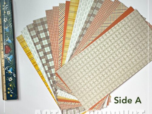 Sweater Weather Designer Series Paper Stampin Up Paper 6 x 12 - Retired