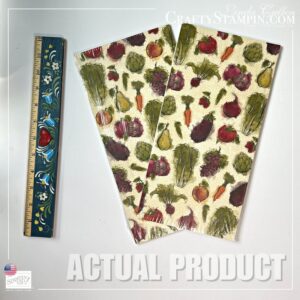 Farmers Market Designer Series Paper Stampin Up Paper 6 x 12 - Retired