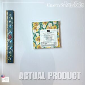 Flowers for Every Season Designer Series Paper Stampin Up Paper 6 x 6 - Retired