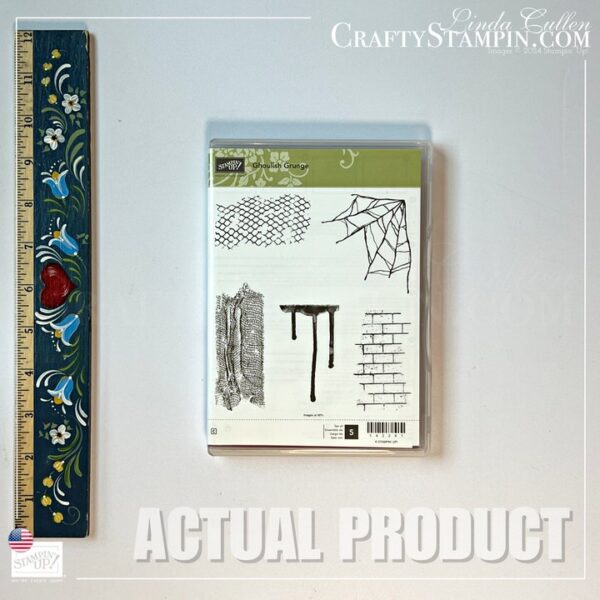Ghoulish Grunge Stamp Set - Retired Stampin' Up!