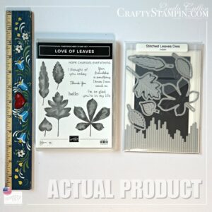 Love of Leaves Stamp Set and Stitched Leaves Dies Stampin' Up! Bundle - Retired