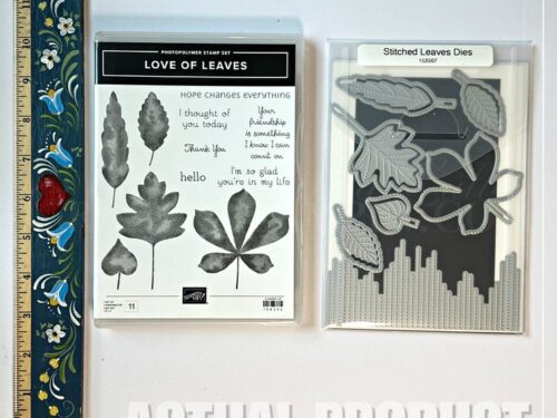 Love of Leaves Stamp Set and Stitched Leaves Dies Stampin' Up! Bundle - Retired