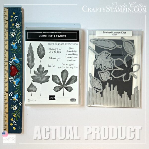 Love of Leaves Stamp Set and Stitched Leaves Dies Stampin' Up! Bundle - Retired