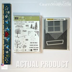 Happy Scenes Stamp Set and Hearth & Home Dies Stampin' Up! Bundle - Retired