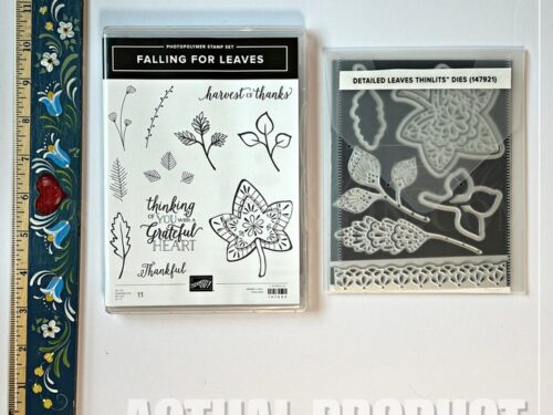 Falling for Leaves Stamp Set and Detailed Leaves Dies Stampin' Up! Bundle - Retired
