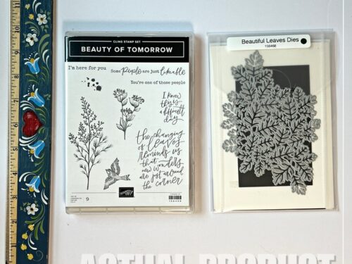 Beauty of Tomorrow Stamp Set and Beautiful Leaves Dies Stampin' Up! Bundle - Retired