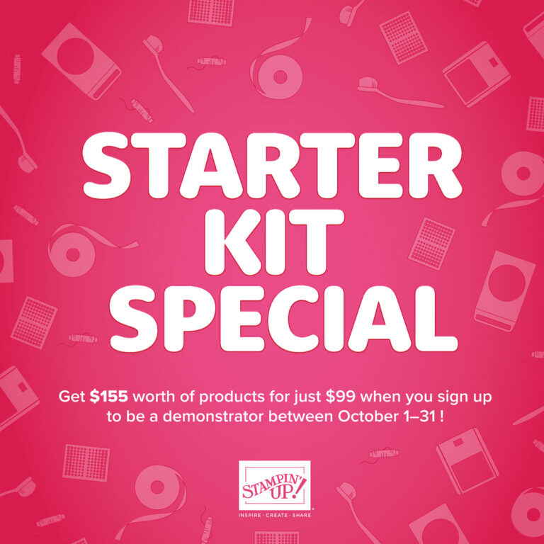 Starter Kit Special – October 1 – 31st