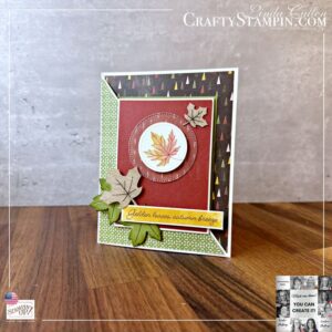 You Can Create It - International Challenge & Inspiration - October 2024 | Join Stampin’ Up! | Frequently Asked Questions about becoming a Stampin’ Up! Demonstrator | Join the Craft Stampin’ Crew | Stampin Up Demonstrator Linda Cullen | Crafty Stampin’ | Purchase Stampin’ Up! Product | FAQ about Paper Pumpkin | FAQ about Kits Collection | Online Exclusive Products | Sweet Days Of Autumn DSP [166498] | Sweet Days Of Autumn DSP & Sticker Sheet [166609] | Stylish Shapes Dies [159183] | Autumn Leaves Dies [162185] | Sponge Daubers [133773] |
