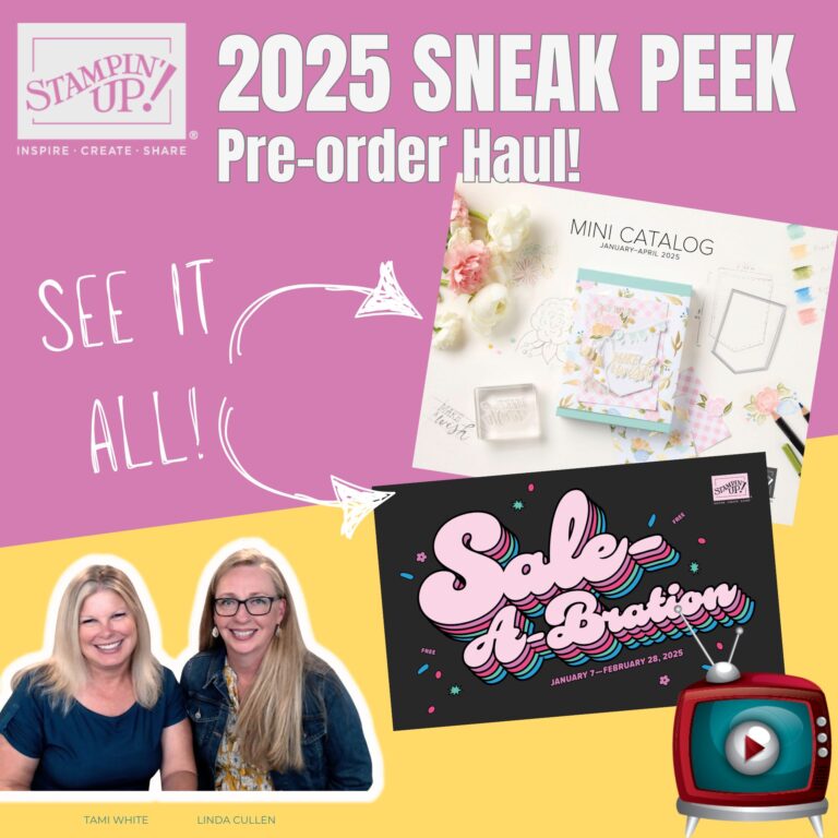 2025 Stampin’ Up! Jan – Apr Mini Catalog, Sale-a-Bration & Jan 25 Online Exclusive Pre-Order Mega Haul / Unboxing Episode 174