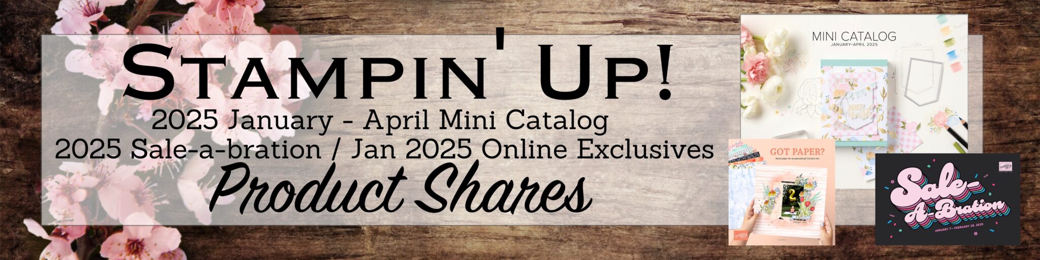 Product Shares 2025 Stampin' Up! January Releases