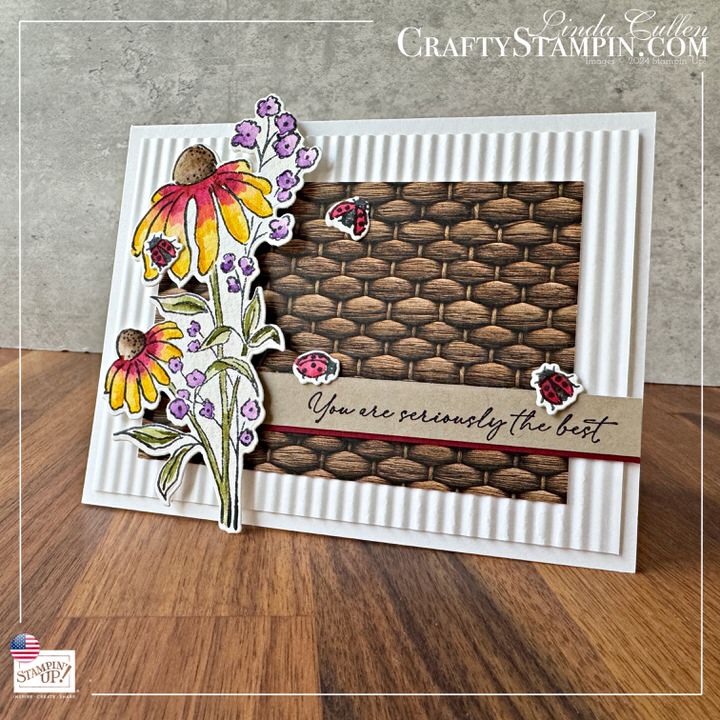Stamp It Group February 2025 Spring Fling Blog Hop | Join Stampin’ Up! | Frequently Asked Questions about becoming a Stampin’ Up! Demonstrator | Join the Craft Stampin’ Crew | Stampin Up Demonstrator Linda Cullen | Crafty Stampin’ | Purchase Stampin’ Up! Product | FAQ about Paper Pumpkin | FAQ about Kits Collection | Online Exclusive Products | Mixed Florals Photopolymer Stamp Set [164639] | Mixed Florals Dies [164641] | Fluid 100 Watercolor Paper [149612] | Water Painters [151298] |