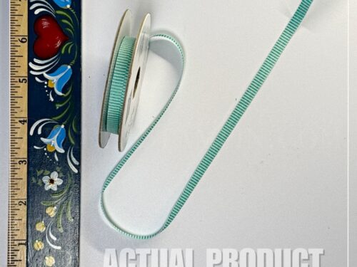 Bermuda Bay Mini Striped Ribbon 1/4" Stampin' Up! (~3 yrds) - Retired