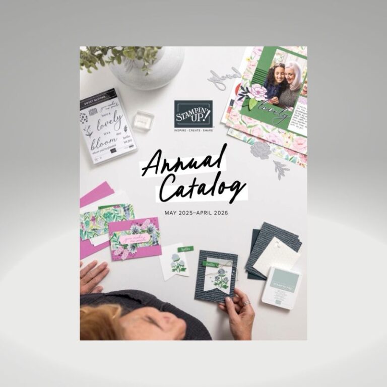  2025 - 2026 Stampin' Up! Annual Catalog - Crafty Stampin' Illustration 