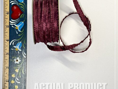 Fresh Fig Mini Ruffled Ribbon 3/8" Stampin' Up! (~6 yrds) - Retired